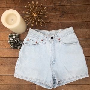 Levi’s High-Waisted Vintage Denim Shorts